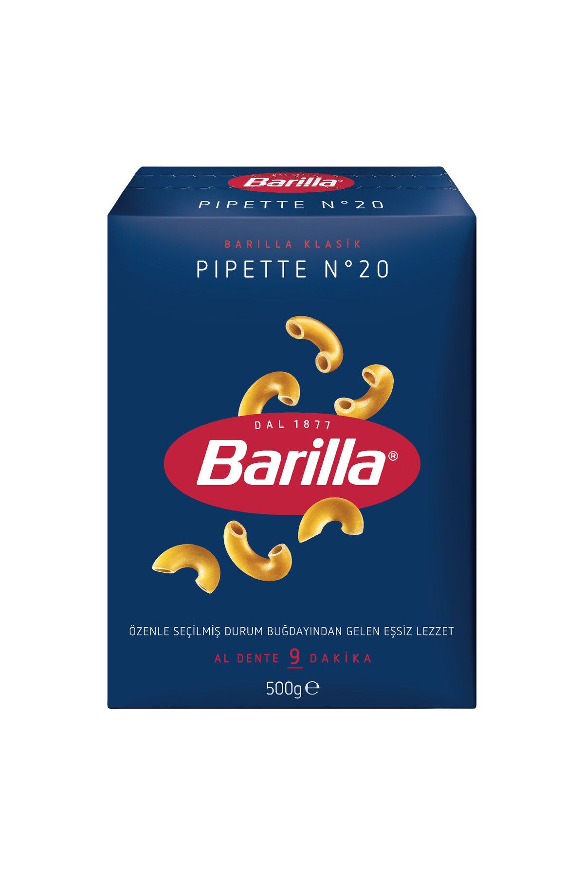 BARİLLA PİPETTE (BUKLE) MAKARNA 500 GR * 9 AD BARİLLA PİPETTE (BUKLE) MAKARNA 500 GR * 9 AD