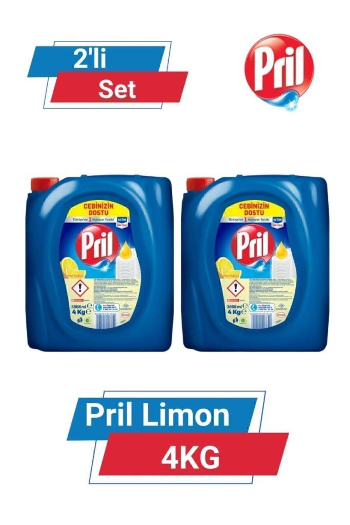 PRİL LİMON 4KG 2`li Set PRİL LİMON 4KG 2`li Set