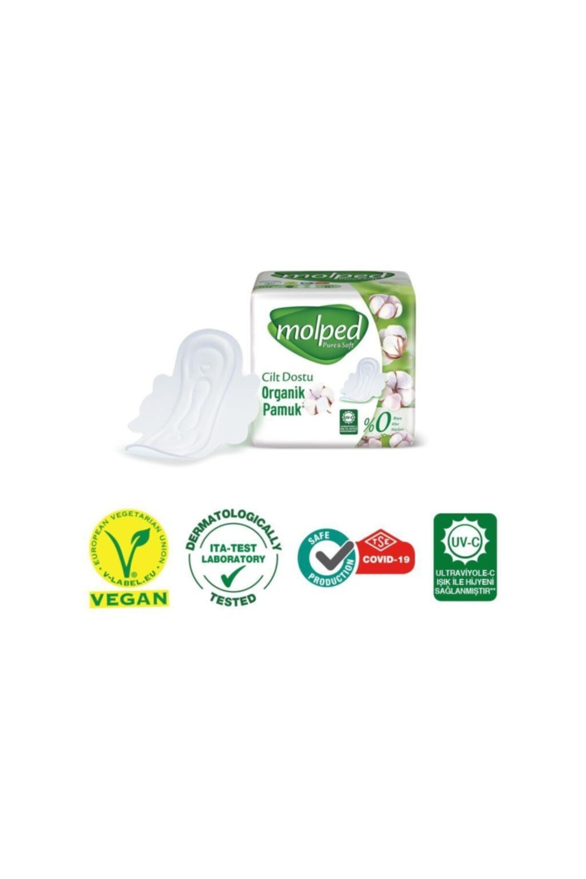 Molped Pure&soft Hijyenik Ped Gece Süper Mega Paket 90 Adet Molped Pure&soft Hijyenik Ped Gece Süper Mega Paket 90 Adet