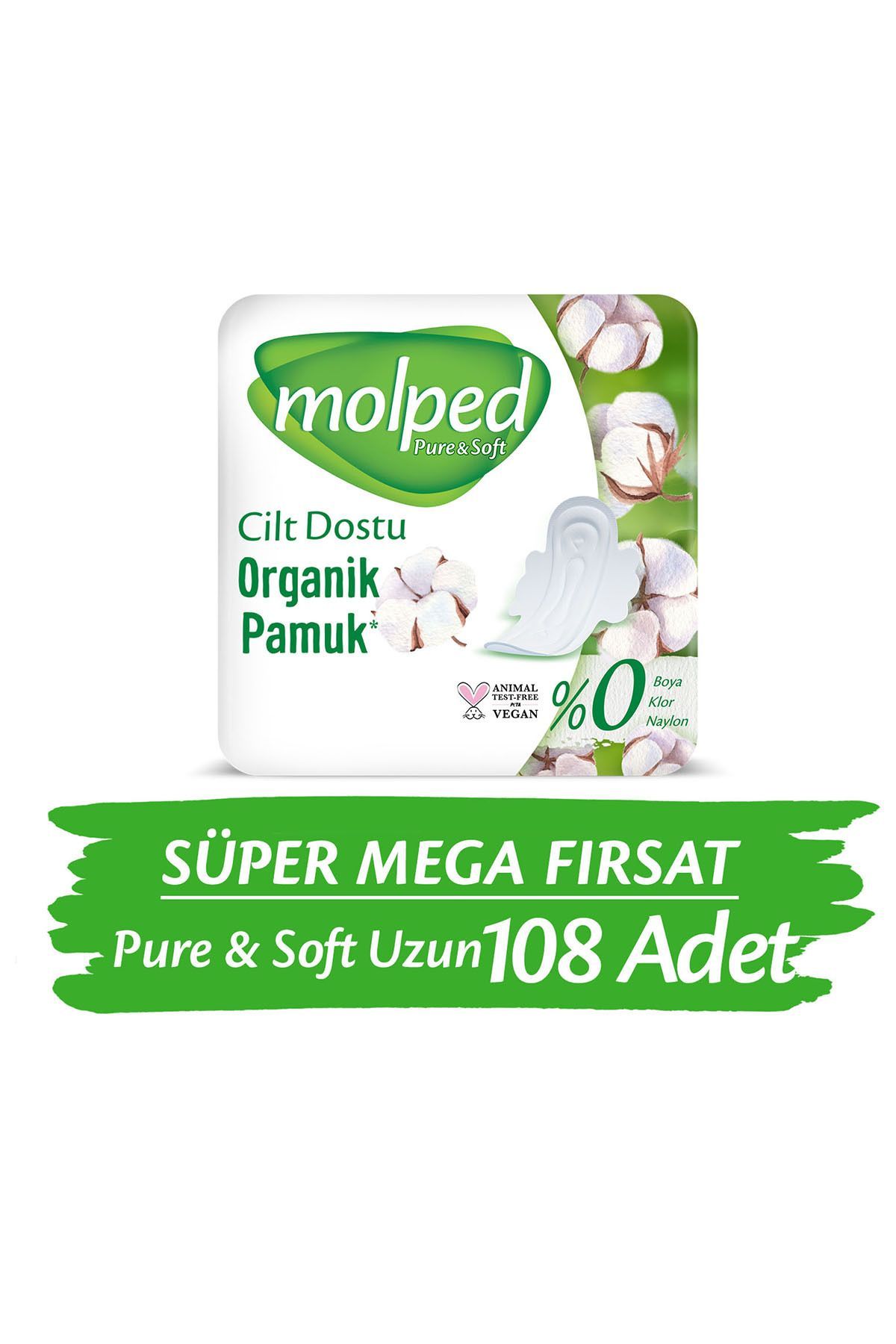 Molped Pure Soft Mega Fırsat Uzun Ultra 36 Lı X 3 Adet Molped Pure Soft Mega Fırsat Uzun Ultra 36 Lı X 3 Adet