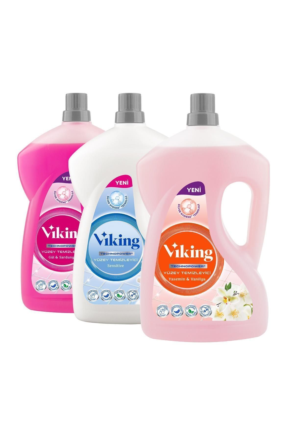 TECHNOPOWER 3`lü Yüzey Temizleyici Sensitive, Yasemin, Gül Sardunya 2.5 L X 3 Adet TECHNOPOWER 3`lü Yüzey Temizleyici Sensitive, Yasemin, Gül Sardunya 2.5 L X 3 Adet